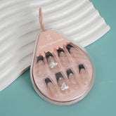 1- اظافر تركيب شفافه 24 قطعة - لمسة من السحر والغموض